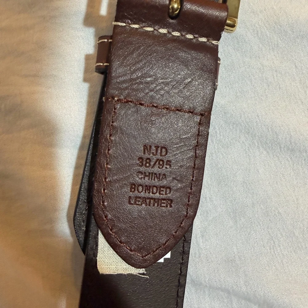 Men's Brown Leather Belt‎ size 38